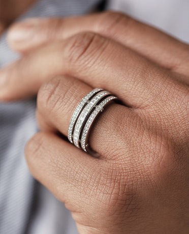 BREWER Gold Ring with 3.10ct Diamonds