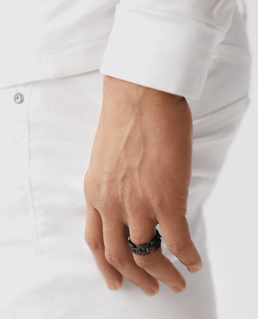 BRIGGS EverBlak Black Gold Ring with 0.70ct Black Diamonds