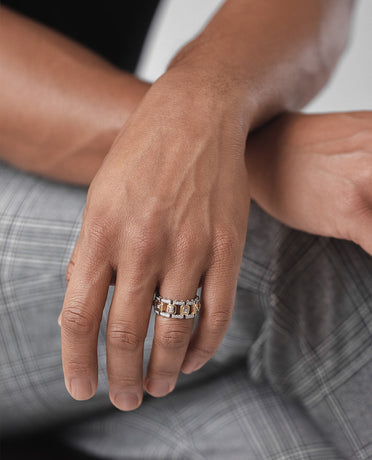 LA PAZ Two-Tone Gold Ring with 1.80ct Diamonds
