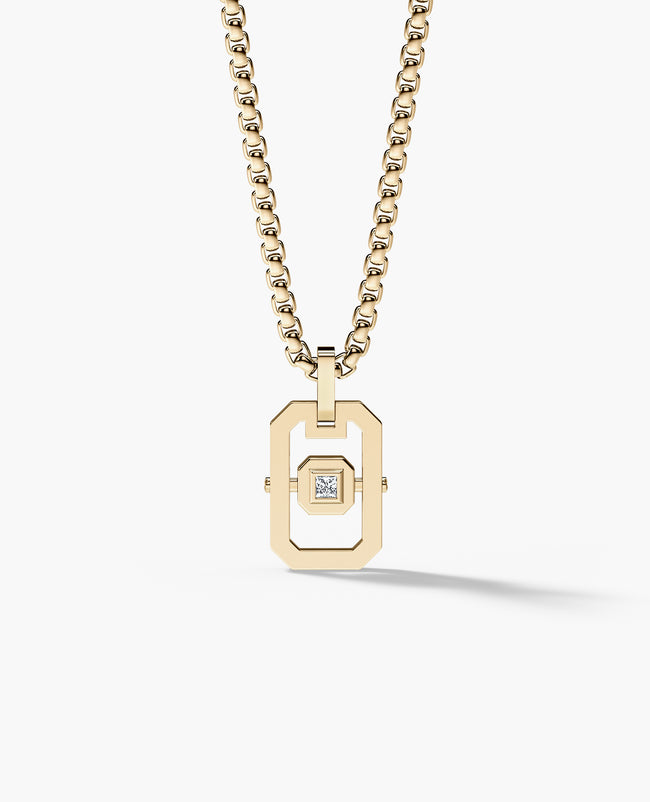 LA PAZ Pendant in Gold with 0.10ct Diamond