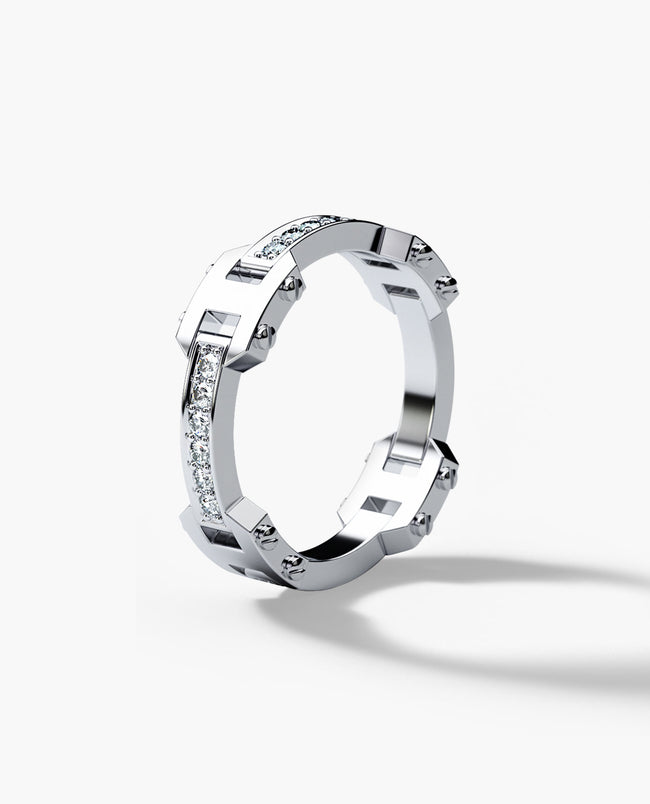 BOISE Gold Ring with 0.50ct Diamonds
