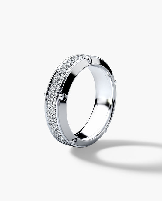 CORTEZ Gold Ring with 1.00ct Diamonds