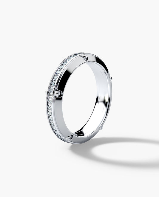 CORTEZ Gold Ring with 0.70ct Diamonds