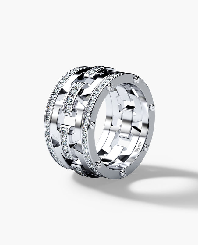 NORTHSTAR Gold Ring with 1.70ct Diamonds
