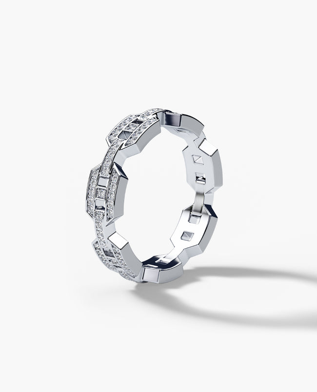 BRIGGS Gold Ring with 0.24ct Diamonds