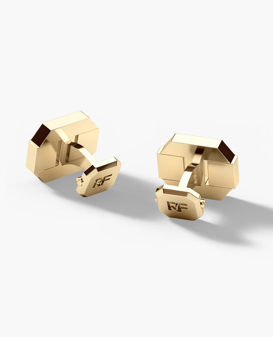 BRIGGS Gold Cuff Links with 0.70ct Diamonds