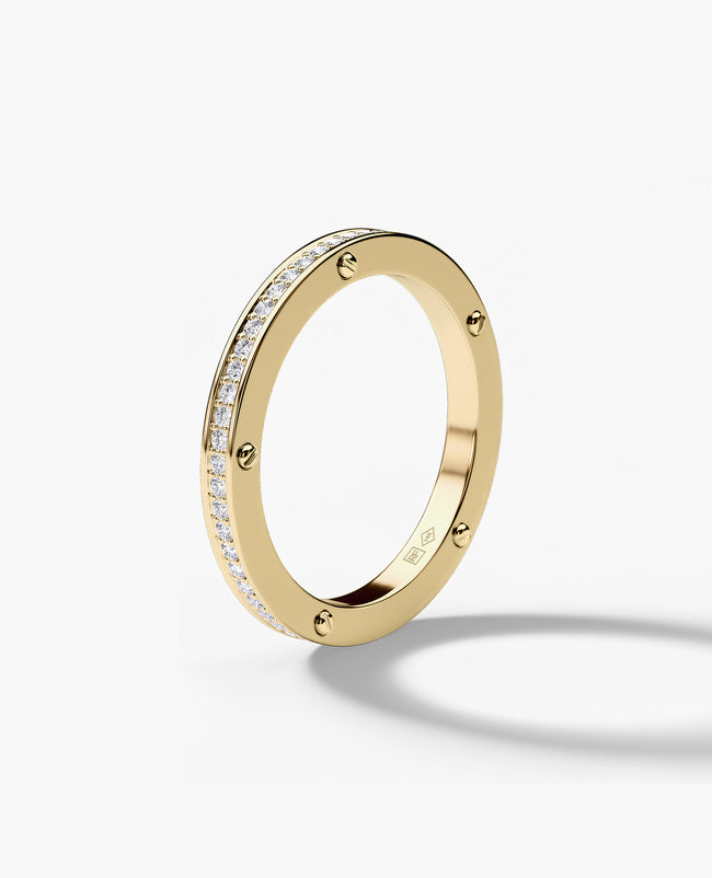 NORSE Gold Ring with 0.55ct Diamonds - 2.5mm