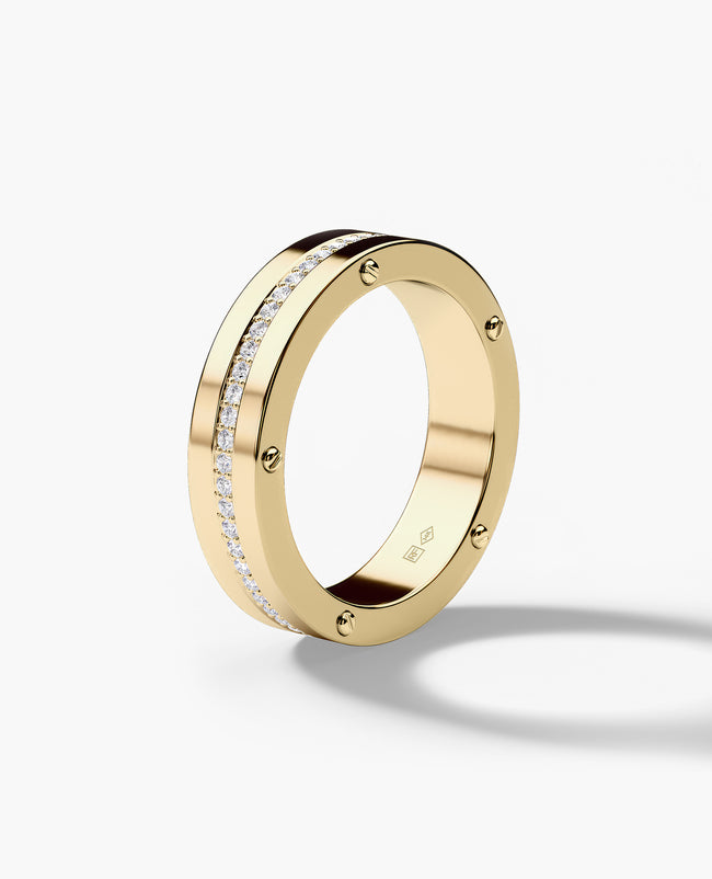 NORSE Gold Ring with 0.55ct Diamonds - 5.5mm